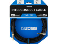 <b>BOSS BCC-3-TRA Cabo Audio Jack TRS Stereo reto/angulado 1 metro comprimento revestimento em malha Garantia Vitalícia</b> <b>BOSS BCC-3-TRA Cabo Audio Jack TRS Stereo reto/angulado 1 metro comprimento revestimento em malha Garantia Vitalícia</b>